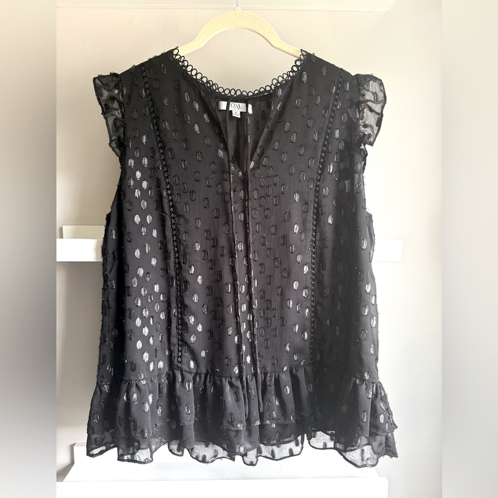 Q&A Anthropologie tank top EUC M